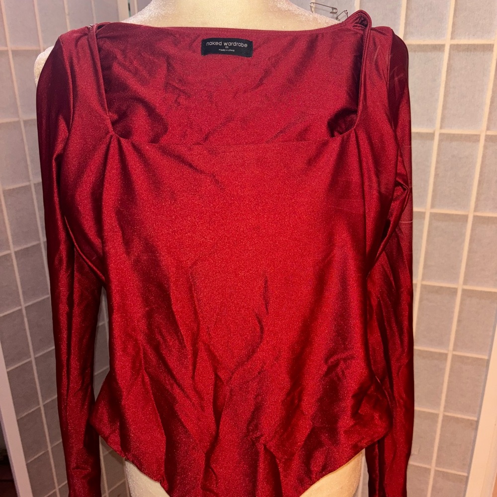 Red body suit